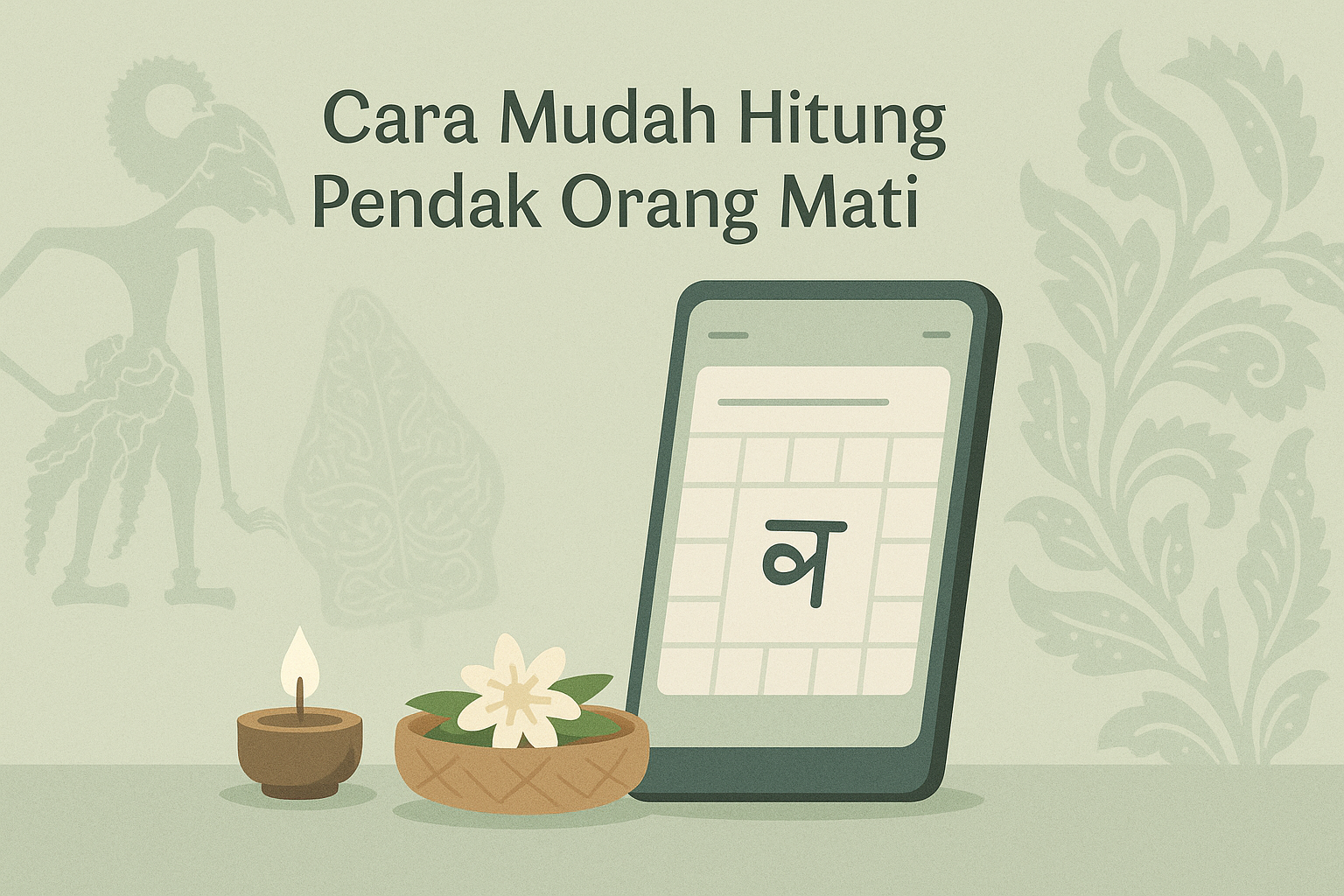 Aplikasi Online Hitung Pendak Orang Mati