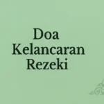 doa rezeki halal